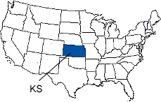 Kansas Area Code Map