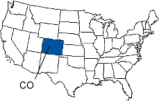 Colorado Area Code Map