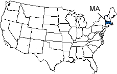 Massachusetts Area Code Map